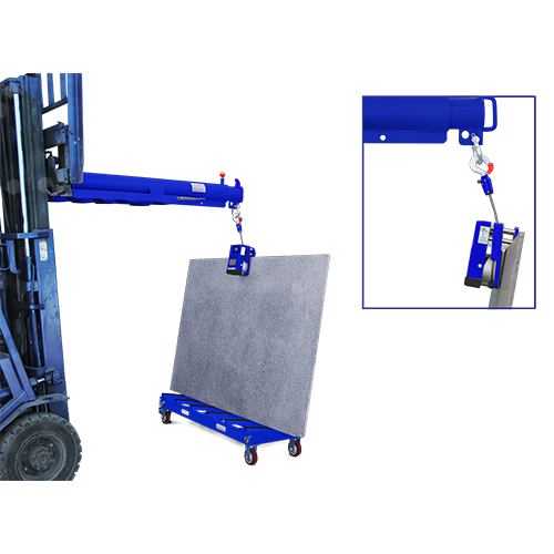 Автоматический захват для камня и плит STONE CRAB LIFTER, 15-50мм (B), 1200кг Ausavina